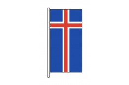 Island Hochformatfahne